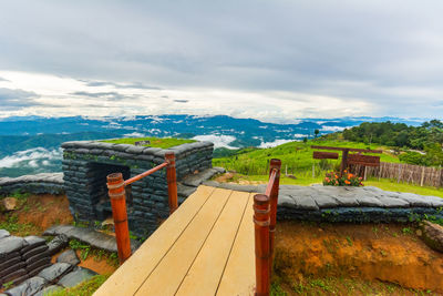 Scenic view of landscape against sky