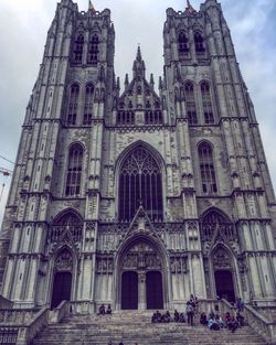 Low angle view of cathedral against sky