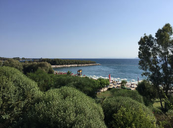 One of the beaches located in kalamaki, alimos, attica, on the south side of athens, greece.