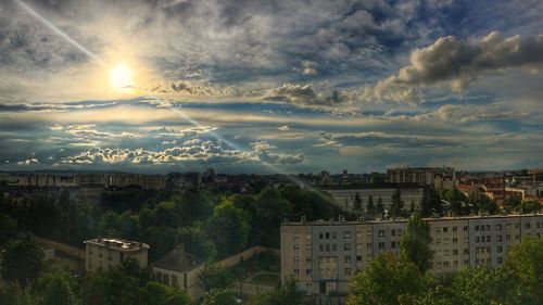 Cityscape against sky