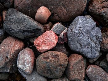 Full frame shot of stones