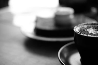 Close-up of drink on table