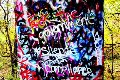 Graffiti on wall
