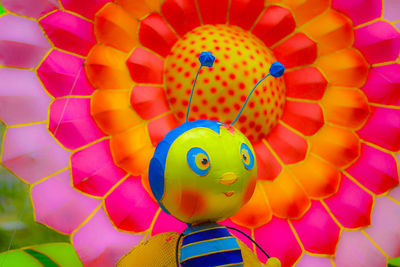 Close-up of colorful balloons