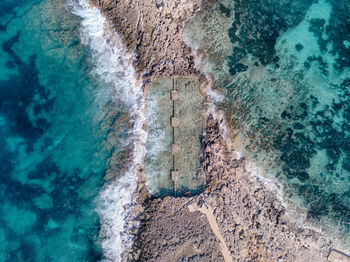 Aerial view of sea