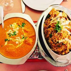 Close-up of meal served in bowl