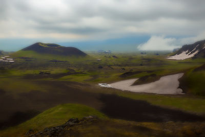 Scenic view of landscape against sky