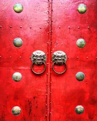 Full frame shot of closed door