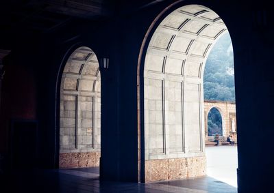 Entrance of historic building