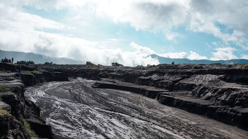 Panoramic view of landscape against sky