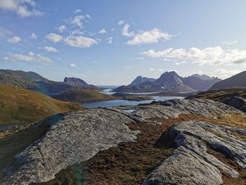 Scenic view of landscape against sky