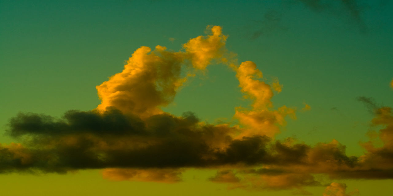 LOW ANGLE VIEW OF YELLOW SKY