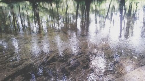 Close-up of rippled water in lake