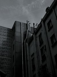 Low angle view of buildings against sky