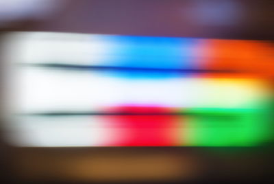 Defocused image of lights