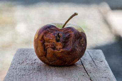 Close-up of fruit on table