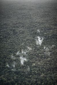 High angle view of road