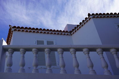 Low angle view of building against sky