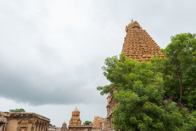 Low angle view of buildings against sky