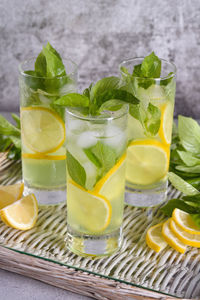 Close-up of drink on table