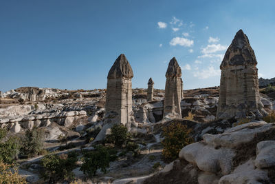 Panoramic view of historic building against sky