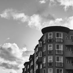 Low angle view of building against sky