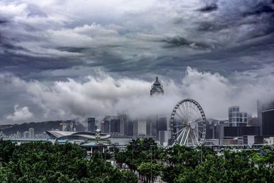 Cityscape against sky