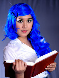 Portrait of beautiful young woman