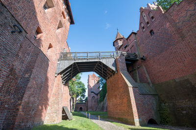 Old building against sky burggraben marienburg