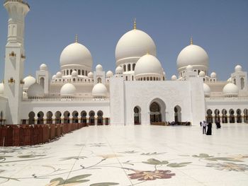 View of cathedral against clear sky