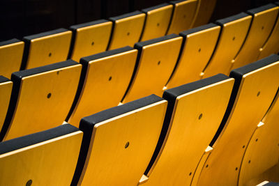 Full frame shot of chairs