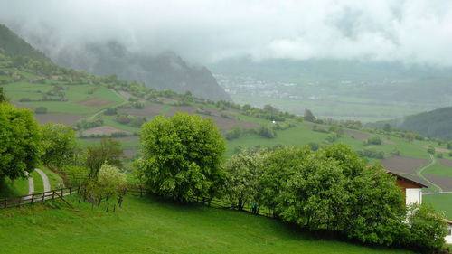 Scenic view of landscape against sky