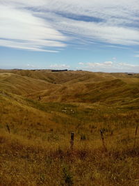 Scenic view of landscape against sky