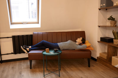 Interior of bedroom at home