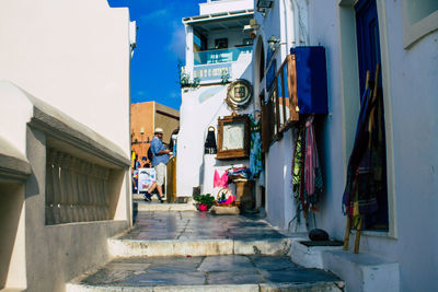 People walking on street