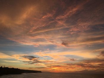 Scenic view of sky during sunset