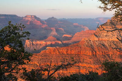 Scenic view of mountains