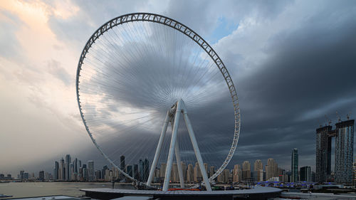 Dubai city center skyline, united arab emirates