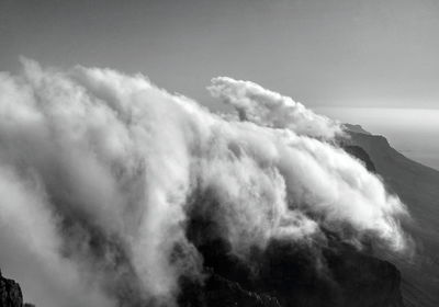 Low angle view of cloudscape against sky