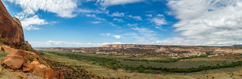 Scenic view of landscape against sky