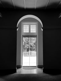Open door of window
