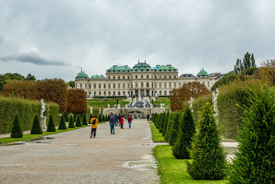 Vienna, austria, september 27 2022 the belvedere is a historic building complex in vienna. 