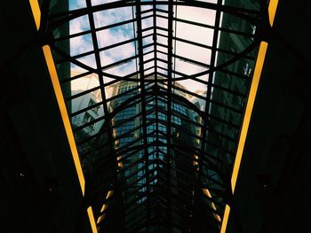 Low angle view of modern building