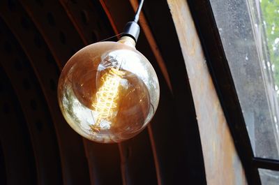 Close-up of light bulb