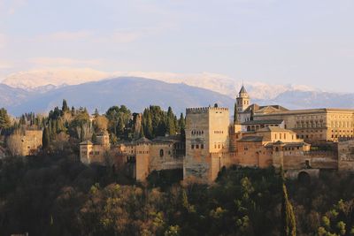 Alhambra against sky