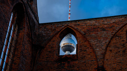 Low angle view of church