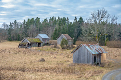 Abandoned old farmhouse