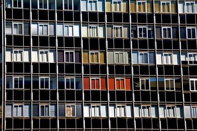 Full frame shot of office building