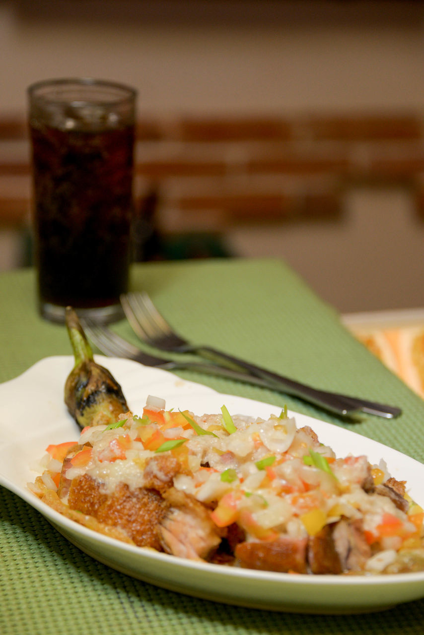 CLOSE-UP OF FOOD SERVED IN PLATE