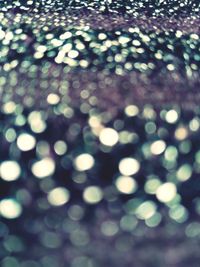 Defocused image of lights